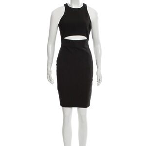 Elizabeth and James Black Cocktail Dress